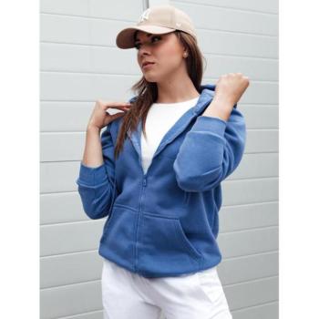 Pulóverek - Kék női cipzáras pulóver kép