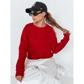 Pulóverek - Női piros pulóver BY0276 kép