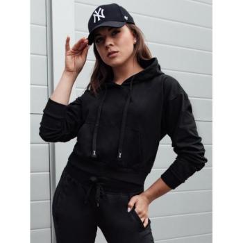 Pulóverek - Rövid fekete női pulóver kép