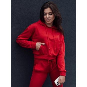 Pulóverek - Rövid piros női pulóver kép