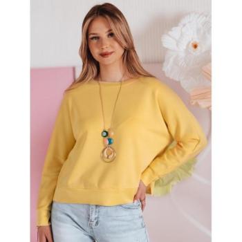 Pulóverek - Sárga női pulóver medállal RY2798 kép