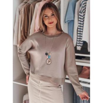 Pulóverek - Szürke női pulóver medállal RY2800 kép