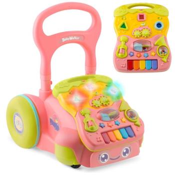 Ricokids 2in1 interaktív Járássegítő - Rózsaszín kép