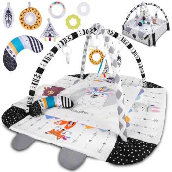 Ricokids 3in1 állatos Játszószőnyeg játékhíddal és párnával - Fek... kép