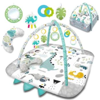 Ricokids 3in1 Játszószőnyeg játékhíddal és párnával - Dínó - Ment... kép