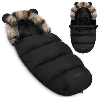 Ricokids Elmi Hálózsák babakocsihoz, szánkóhoz 95x48cm - Fekete kép