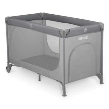 RicoKids összecsukható Utazóágy matraccal, 125x65x78cm, 15kg - Szürke kép