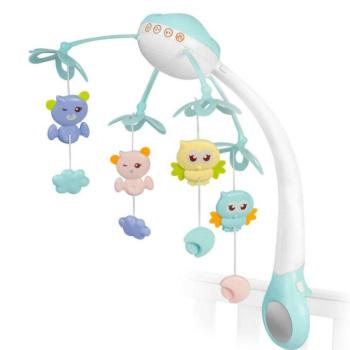 Ricokids projektoros Kiságyforgó, távirányítóval - Kék kép