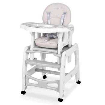 Ricokids Sinco 5in1 Etetőszék, összecsukható, 15kg - Szürke kép