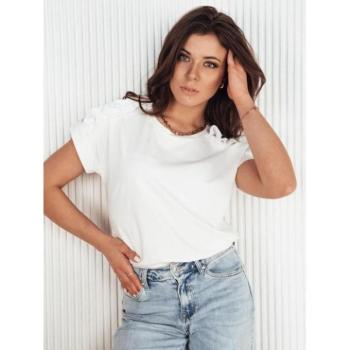 Rövid ujjú - Fehér női bohém stílusú felső kép
