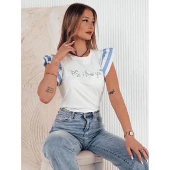 Rövid ujjú - Női fehér póló bő ujjakkal kép