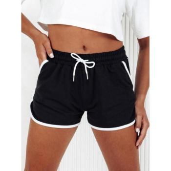 Rövidnadrágok - Fekete női melegítőnadrág SY0407 kép