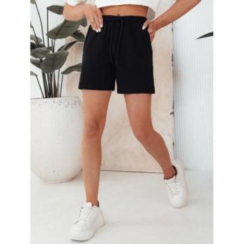 Rövidnadrágok - Fekete pamut női rövidnadrág SY0327 kép