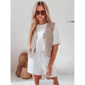 Rövidnadrágok - Női bő fehér rövidnadrág SY0444 kép