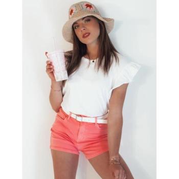 Rövidnadrágok - Rózsaszín női farmer rövidnadrág kép