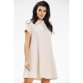 Ruhák hétköznapi viseletre - Női A-vonalú miniruha rózsaszínben kép