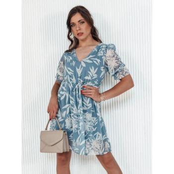 Ruhák hétköznapi viseletre - Női mintás kék ruha kép