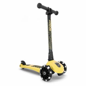 Scoot & Ride Highwaykick 3 citrom LED-es roller kép