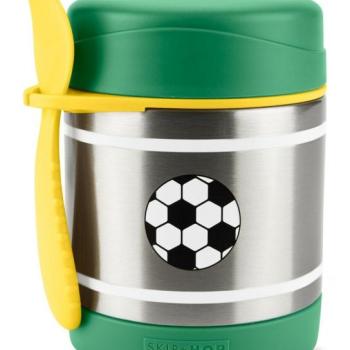 SKIP HOP Spark Style Ételtermosz kanállal/villával Foci 325 ml, 3év+ kép