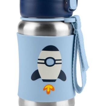 SKIP HOP Spark Style Rozsdamentes acél szívószálas vízüveg Rakéta 12m+ kép