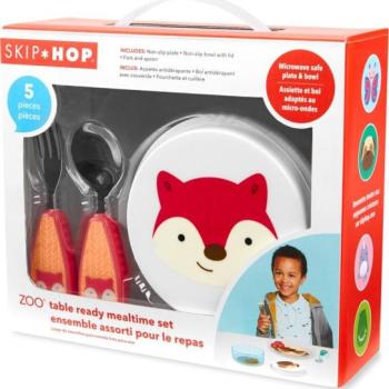 SKIP HOP Zoo Set étkezőszett 5 db-os Róka 12 hó+ kép