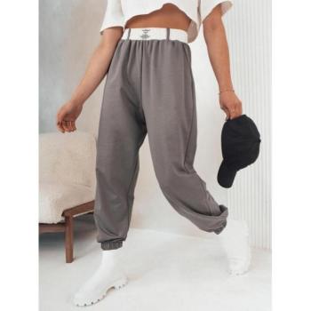 Sport nadrágok - Laza sötétszürke magas derekú nadrág kép