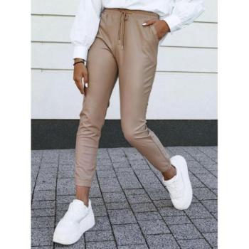 Sport nadrágok - Női bézs színű viaszolt nadrág UY2152 kép