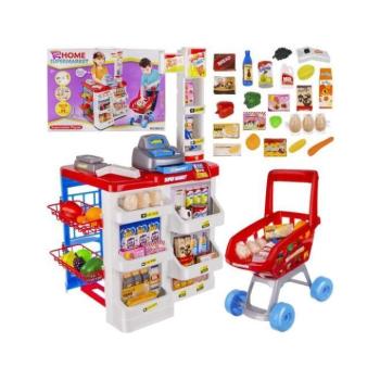 Szerepjátékok és foglalkozásos játékok - Gyermek szupermarket kiegészítőkkel kép