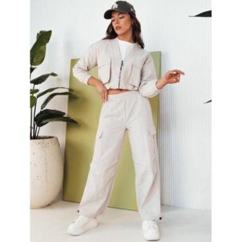 Szettek - Bézs színű női kabát és nadrág szett kép