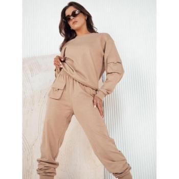 Szettek - Női bézs színű melegítő szett kép