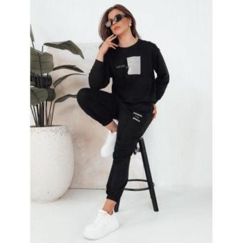 Szettek - Női fekete szett mintával kép