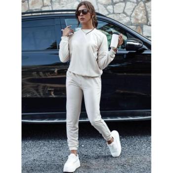 Szettek - Női világos bézs melegítőruha szett kép