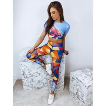 Szettek - Színes női leggings és mintás felső szett kép