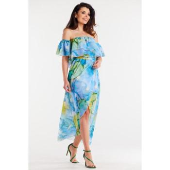 Szoknyák - Aszimmetrikus női szoknya trópusi mintával kép