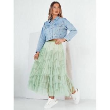 Szoknyák - Menta színű női tüll szoknya kép