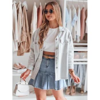 Szoknyák - Női fodros farmer miniszoknya CY0506 kép