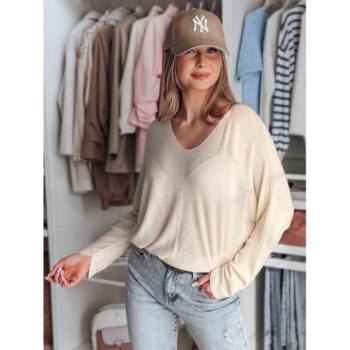 Szvetterek - Női bő pulóver vajszínben MY2451 kép