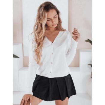 Szvetterek - Női fehér pulóver gombokkal MY2497 kép