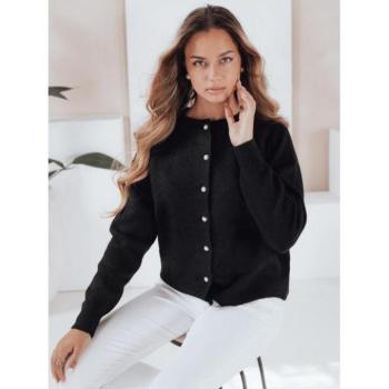 Szvetterek - Női fekete gombos pulóver MY2512 kép