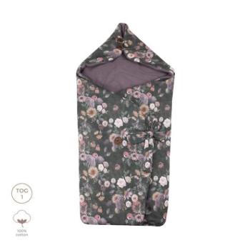 Takarók a gyerekülésbe - Vékony babatakaró a Secret of Flowers kollekcióból kép