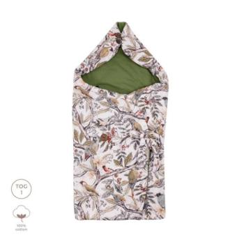 Takarók a gyerekülésbe - Vékony pamut takaró az Ornithology kollekcióból kép