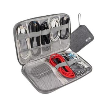 Tárolók-Rendszerezők - Szürke kábelrendező kép