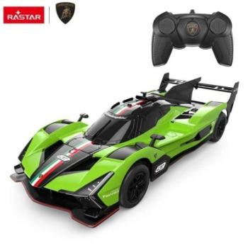 Távirányítós játékok - Távirányítós autó Lamborghini SC63 LMDH R/C méretarány 1:24 Rastar kép