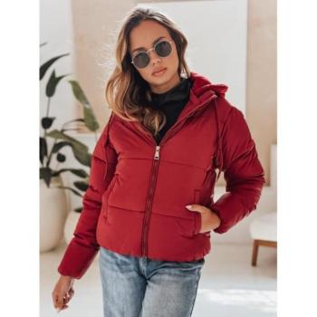 Télikabátok - Bordó női pehelykabát TY4949 kép