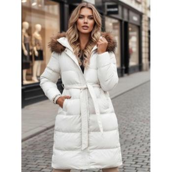 Télikabátok - Fehér női télikabát TY4610z kép