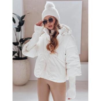 Télikabátok - Fehér női télikabát TY5036 kép