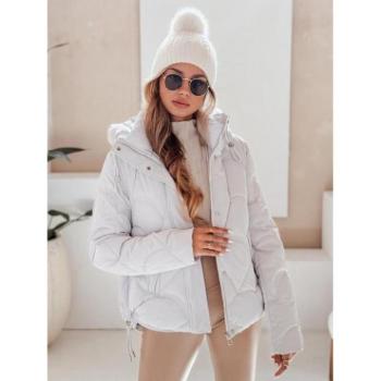 Télikabátok - Fehér női télikabát TY5042 kép