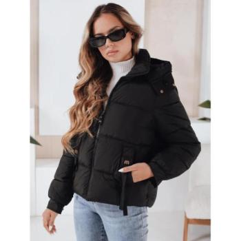 Télikabátok - Fekete női télikabát TY5064 kép