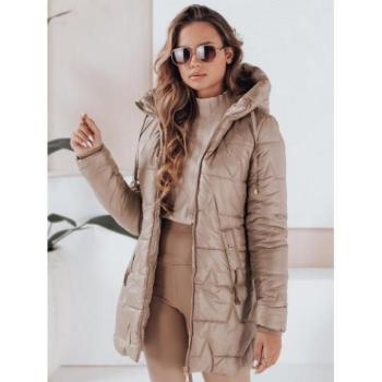 Télikabátok - Női bézs télikabát TY5091 kép