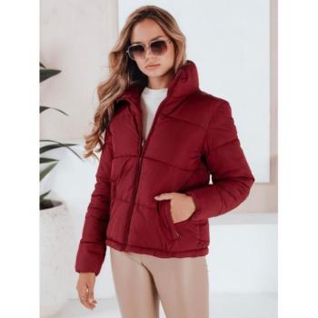 Télikabátok - Női bordó pehelykabát TY5218 kép
